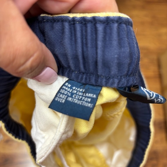 Polo by Ralph Lauren Men's Elastic Waist XL Yellow Shorts - Picture 6 of 6